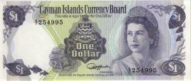 Cayman-Inseln P.05f 1 Dollar 1974 (1985) (1) 