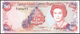 Cayman-Inseln P.13 10 Dollars 1991 B-1 000277 (1) 