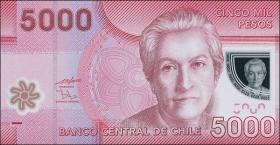 Chile P.163a 5000 Pesos 2009 Polymer(1) 