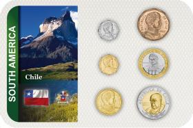 Kursmünzensatz Chile / Coin Set Chile 