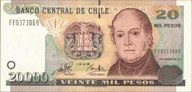 Chile P.159a 20.000 Pesos 1999 (1) 