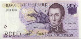 Chile P.158 2000 Pesos 1997 (1) 