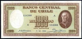 Chile P.099 1000 Pesos = 100 Condores 1933 (3/2) 