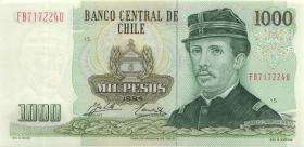 Chile P.154e 1000 Pesos 1994 (1) 