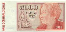 Chile P.155d 5000 Pesos 1994 (1) 