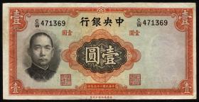 China P.216 1 Yuan 1936 (2) 