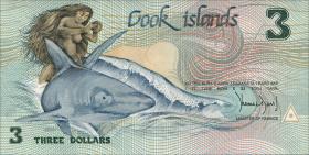Cook Inseln / Cook Islands P.03 3 Dollars (1987) (1) 