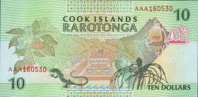 Cook Inseln / Cook Islands P.08 10 Dollars (1992) (1) 