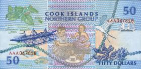 Cook Inseln / Cook Islands P.10 50 Dollars (1992) (1) 