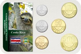 Kursmünzensatz Costa Rica / Coin Set Costa Rica 