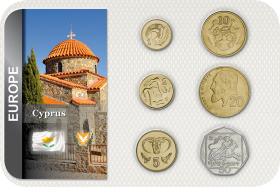 Kursmünzensatz Zypern / Coin Set Cyprus 