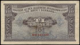 Dänemark / Denmark P.M04 10 Kronen (1945) All. Oberkommando (3) 