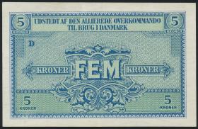Dänemark / Denmark P.M03 5 Kroner (1945) All. Oberkommando (2) 