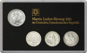 DDR-Münzsatz Martin Luther Ehrung 1983 