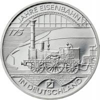 Deutschland 10 Euro 2010 Eisenbahn stg 