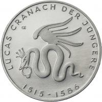 Deutschland 10 Euro 2015 Lucas Cranach prfr 