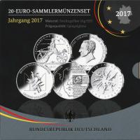 Deutschland 20-Euro-Sammlermünzenset 2017 PP 