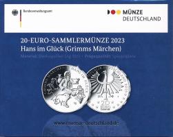 Deutschland 20 Euro 2023 Hans im Glück (Grimms Märchen) PP 