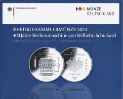 Deutschland 20 Euro 2023 Schickard-Rechenmaschine PP 
