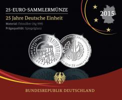 Deutschland 25 Euro 2015 25 Jahre Deutsche Einheit PP 