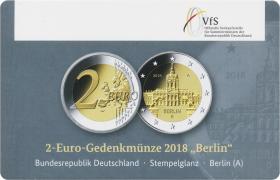 Deutschland 2 Euro 2018 Berlin A Coincard 