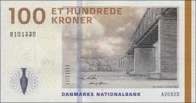 Dänemark / Denmark P.66a 100 Kronen 2009 (1) U.2 