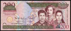 Dom. Republik/Dominican Republic P.185 200 Pesos Dominicanos 2013 