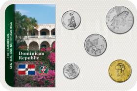Kursmünzensatz Dominikanische Republik 