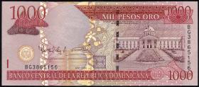 Dom. Republik/Dominican Republic P.173c 1000 Pesos Oro 2004 (1) 