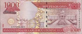 Dom. Republik/Dominican Republic P.180b 1000 Pesos Oro 2009 