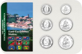 Kursmünzensatz Ost Karibik 