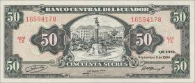 Ecuador P.122 50 Sucres 1984 (1) 