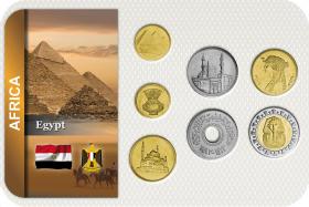Kursmünzensatz Ägypten / Coin Set Egypt 