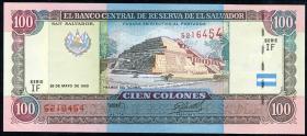 El Salvador P.140a 100 Colones 1993 (1) 