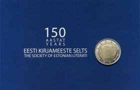 Estland 2 Euro 2022 Literaturgesellschaft im Folder 