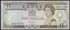 Fiji Inseln / Fiji Islands P.086a 1 Dollar (1987) (1) 
