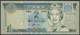 Fiji Inseln / Fiji Islands P.096a 2 Dollars (1996) (1) 