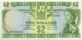 Fiji Inseln / Fiji Islands P.072c 2 Dollars (1974) (1) 