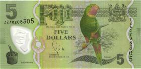 Fiji Inseln / Fiji Islands P.115r 5 Dollars (2012) ZZA (1) 