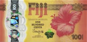 Fiji Inseln / Fiji Islands P.124 100 Dollars (2023) Gedenkbanknote (1) 