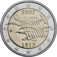 Finnland 2 Euro 2007 Unabhängigkeit 