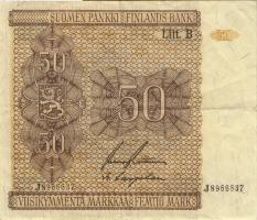 Finnland / Finland P.087 50 Markkaa 1945 (1948) (3) 