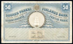 Finnland / Finland P.012a 50 Markkaa (50 Goldmark) 1909 (3) 