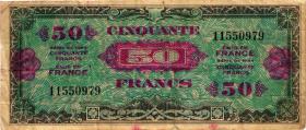 Frankreich / France P.117a 50 Francs 1944 (4) 