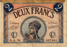 Frankreich / France 2 Francs 1919 (4) 