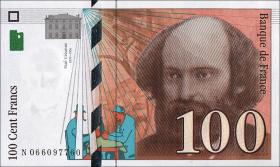 Frankreich / France P.158 100 Francs 1998 (1) 