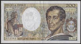 Frankreich / France P.155f 200 Francs 1994 (3+) 