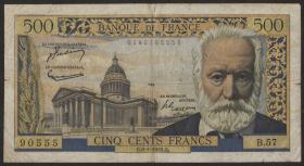 Frankreich / France P.133a 500 Francs 1955 (4) 