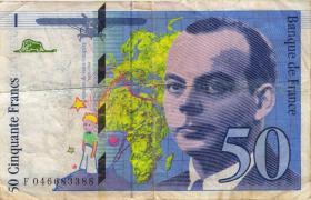 Frankreich / France P.157Ac 50 Francs 1996 (3) 