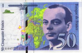 Frankreich / France P.157Ad 50 Francs 1999 (1) 